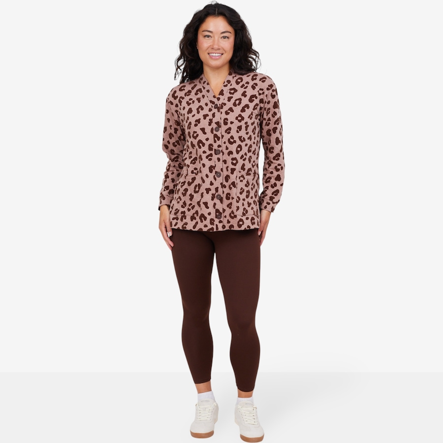 Image 212709_BRNA.jpg, Product 212-709 / Price $19.33, Cuddl Duds Comfortwear Cardigan and Legging Set from Cuddl Duds on TSC.ca's Fashion department