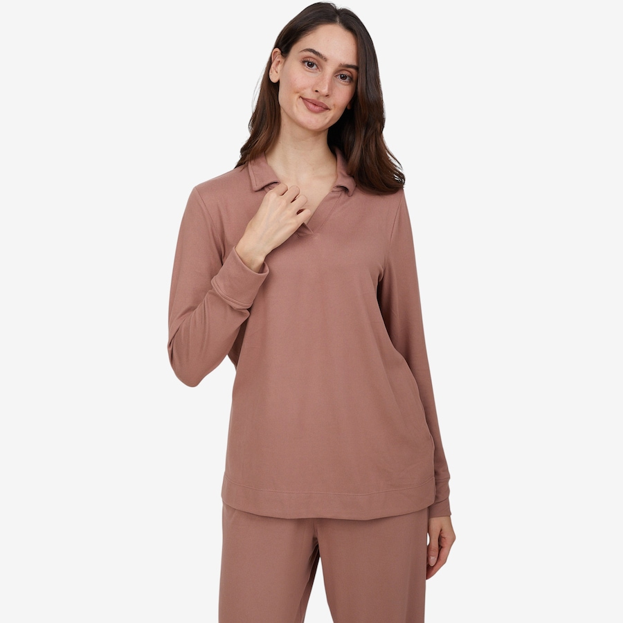 Image 212713_ALTMORE1.jpg, Product 212-713 / Price $24.88, Cuddl Duds Seriously Soft Collared Pullover from Cuddl Duds on TSC.ca's Fashion department
