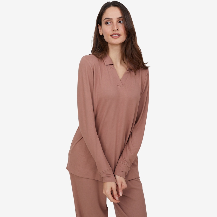 Image 212713_ALTMORE2.jpg, Product 212-713 / Price $24.88, Cuddl Duds Seriously Soft Collared Pullover from Cuddl Duds on TSC.ca's Fashion department