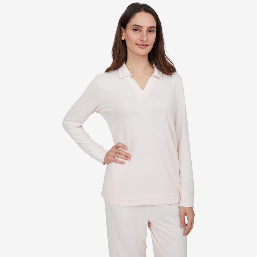 Image 212713_FVA.jpg, Product 212-713 / Price $24.88, Cuddl Duds Seriously Soft Collared Pullover from Cuddl Duds on TSC.ca's Fashion department