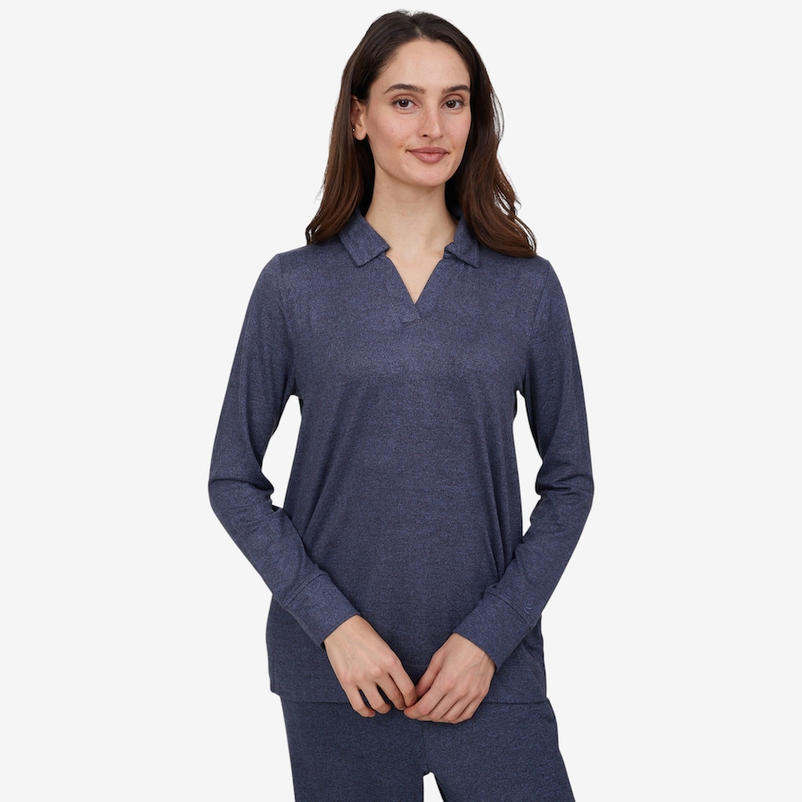 Image 212713_VTIND.jpg, Product 212-713 / Price $24.88, Cuddl Duds Seriously Soft Collared Pullover from Cuddl Duds on TSC.ca's Fashion department
