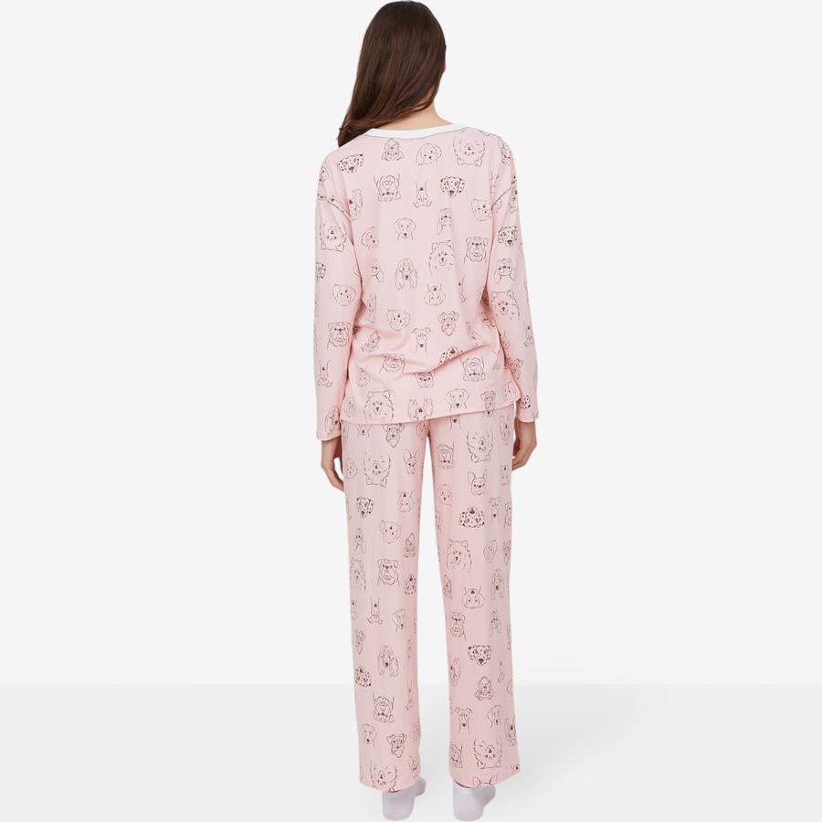 Image 212716_ALTMORE13.jpg, Product 212-716 / Price $19.33, Cuddl Duds Cozy Jersey PJ Set from Cuddl Duds on TSC.ca's Fashion department
