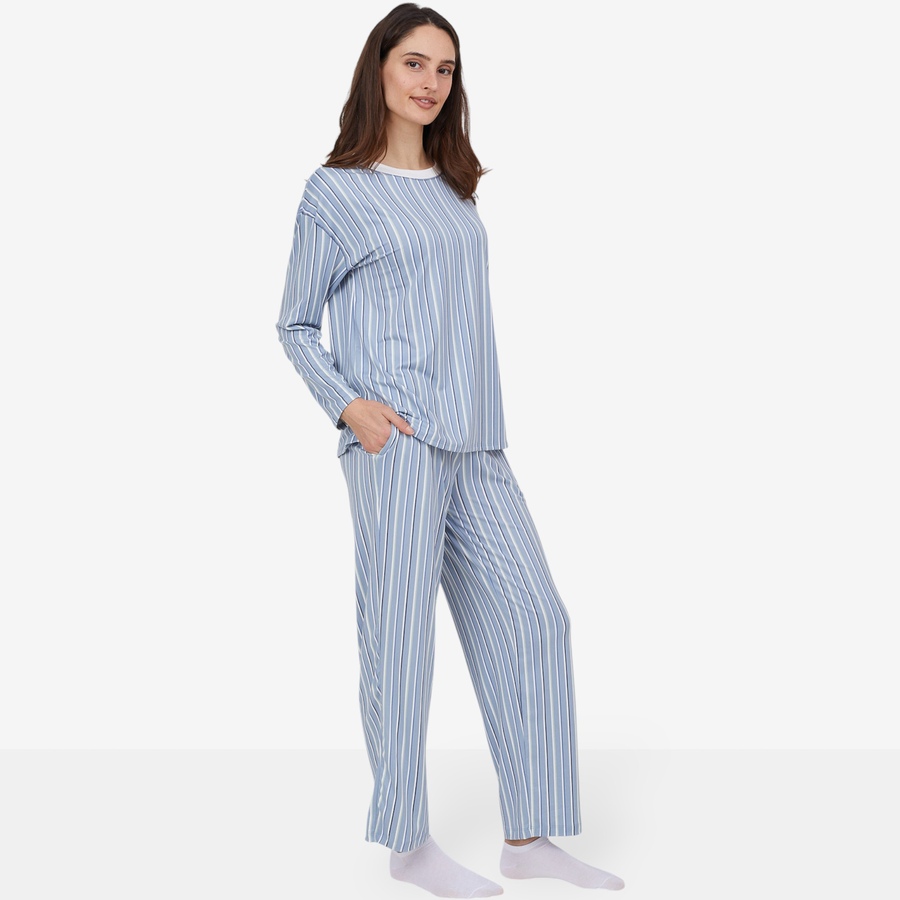 Image 212716_ALTMORE5.jpg, Product 212-716 / Price $19.33, Cuddl Duds Cozy Jersey PJ Set from Cuddl Duds on TSC.ca's Fashion department