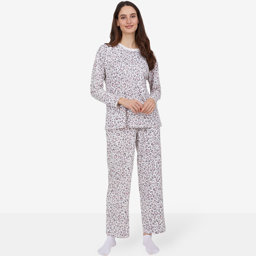 Image 212716_GYL.jpg, Product 212-716 / Price $19.33, Cuddl Duds Cozy Jersey PJ Set from Cuddl Duds on TSC.ca's Fashion department