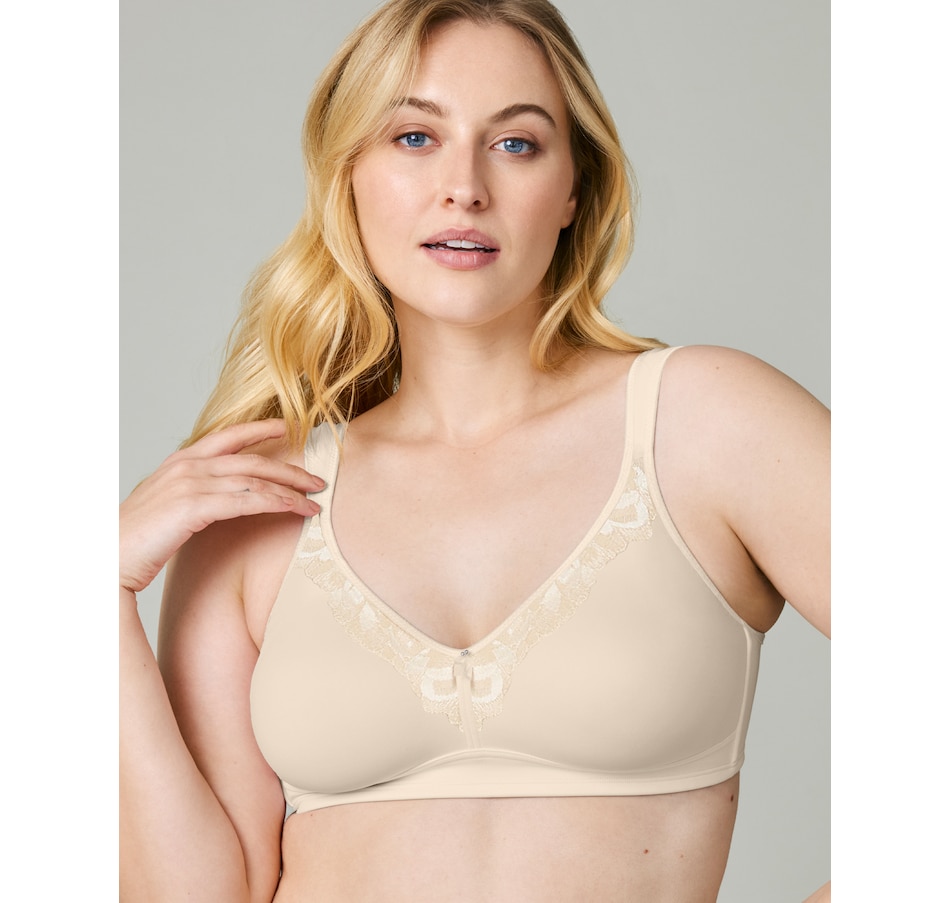Image 212722_ALMMH.jpg, Product 212-722 / Price $56.00, Wonderbra No Poke Side Stay Cushioned Straps Wireless Bra from Wonderbra on TSC.ca's Fashion department