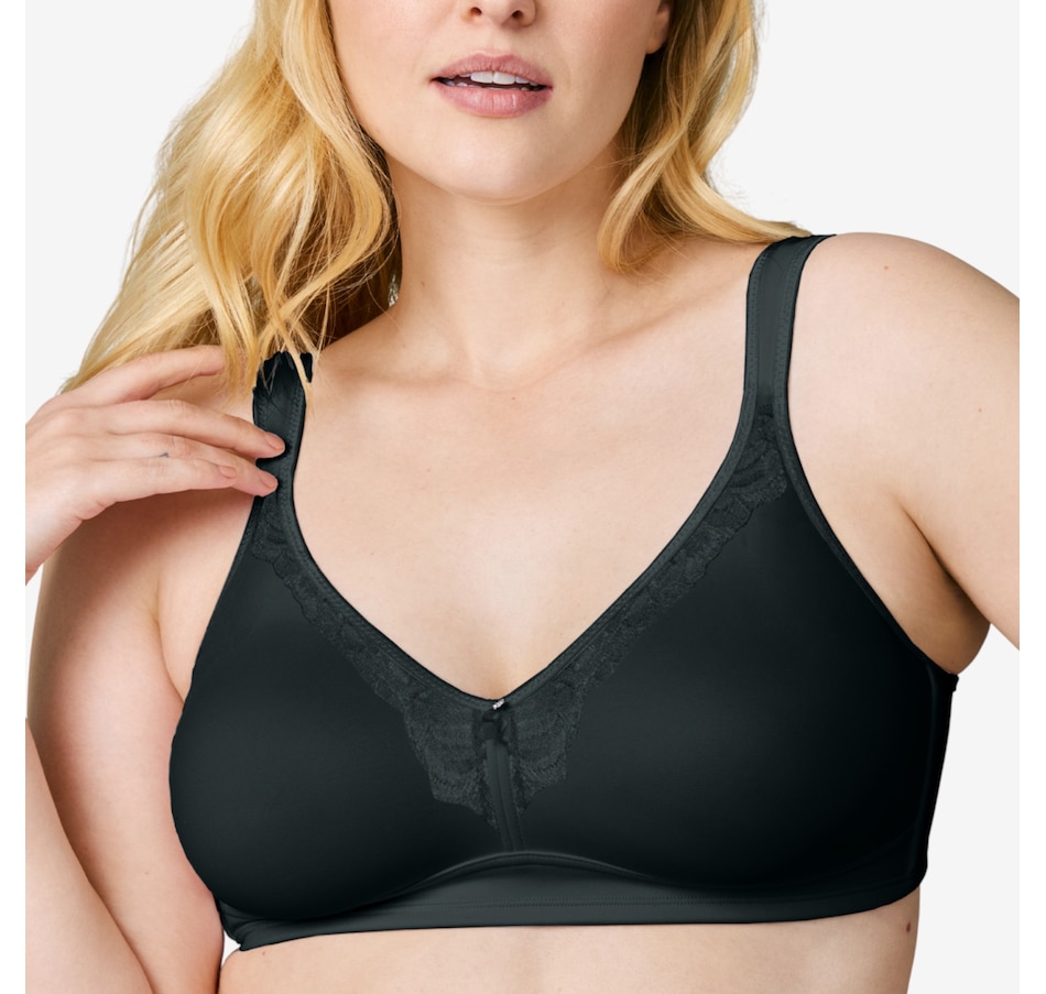 Image 212722_BLAMH.jpg, Product 212-722 / Price $56.00, Wonderbra No Poke Side Stay Cushioned Straps Wireless Bra from Wonderbra on TSC.ca's Fashion department