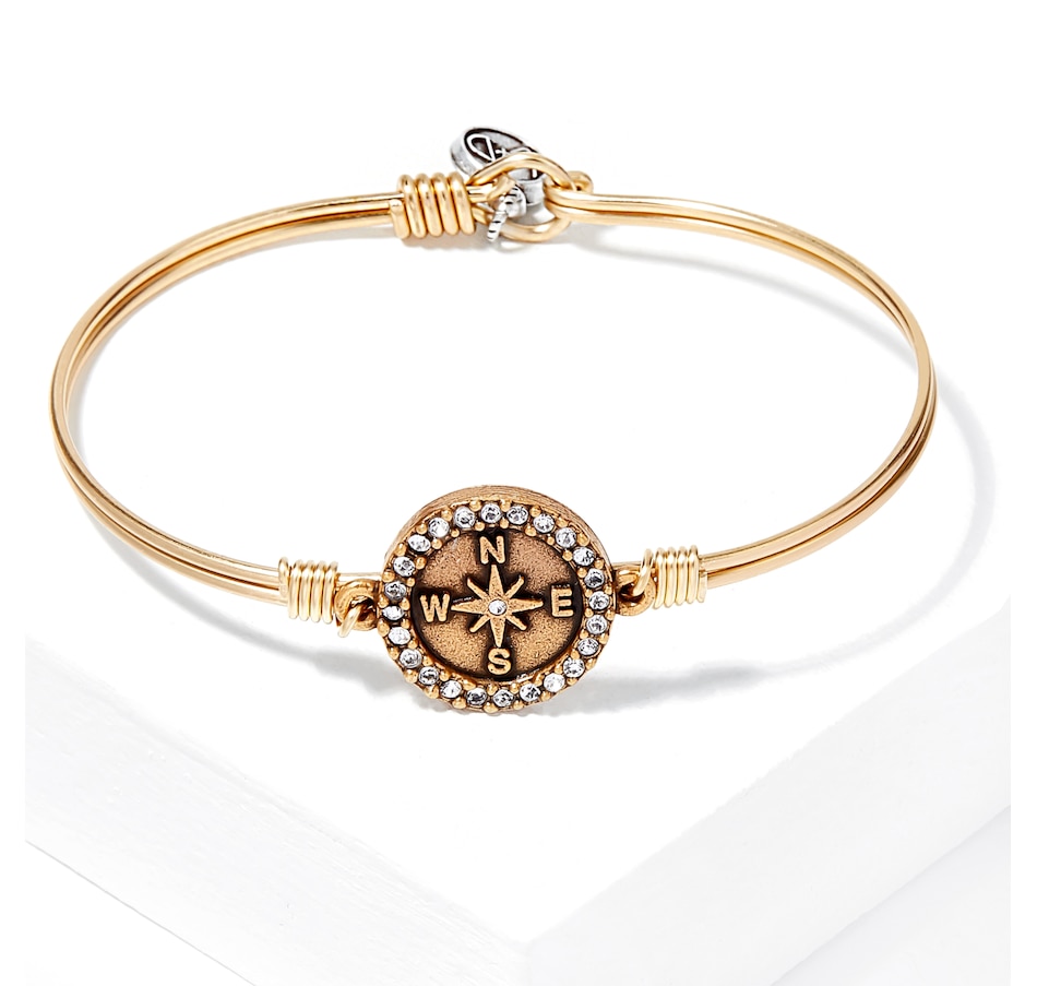 Image 212743_BRTON.jpg, Product 212-743 / Price $24.88, Luca + Danni Crystal Pave Compass Bangle from Luca + Danni on TSC.ca's Jewellery department