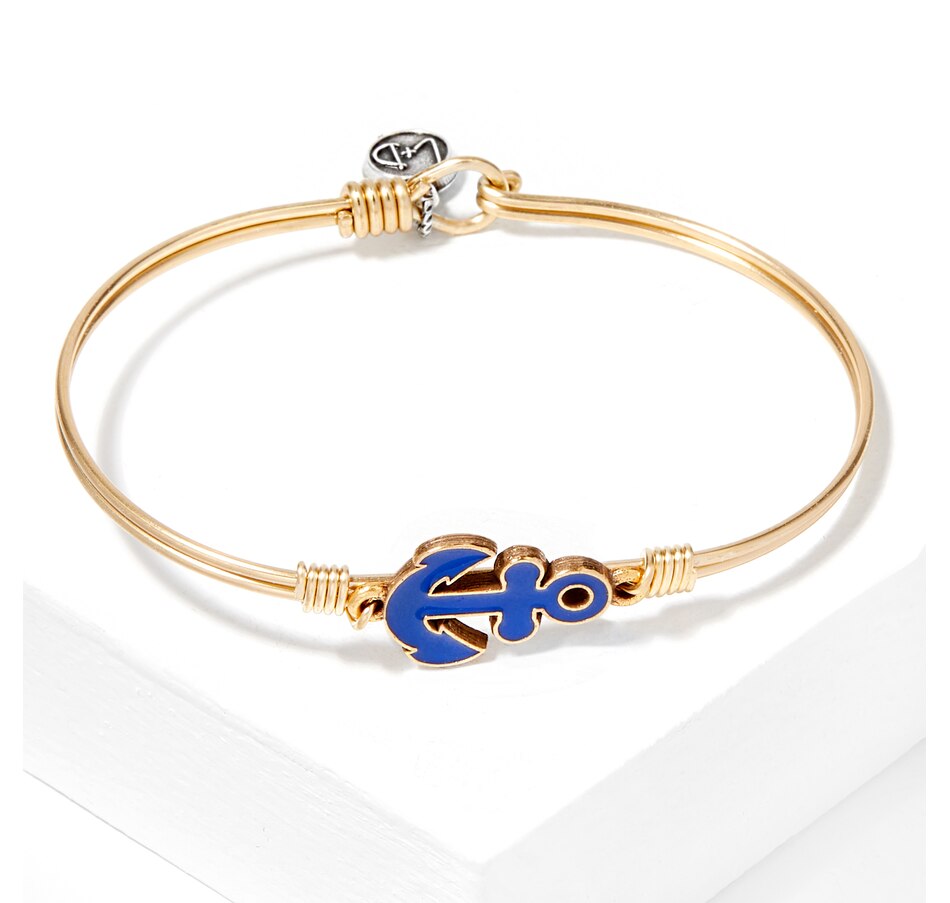 Image 212749_BRTON.jpg, Product 212-749 / Price $14.33, Luca + Danni Navy Anchor Bangle from Luca + Danni on TSC.ca's Jewellery department