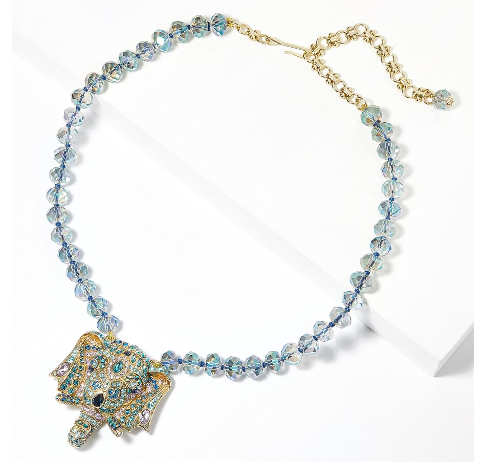 Image 212869_AQM.jpg, Product 212-869 / Price $89.33, Heidi Daus Exotic Elephant Necklace from Heidi Daus on TSC.ca's Jewellery department