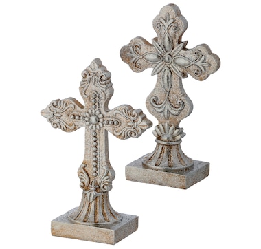 Holiday Memories 8" Renaissance Crosses (set of 2)