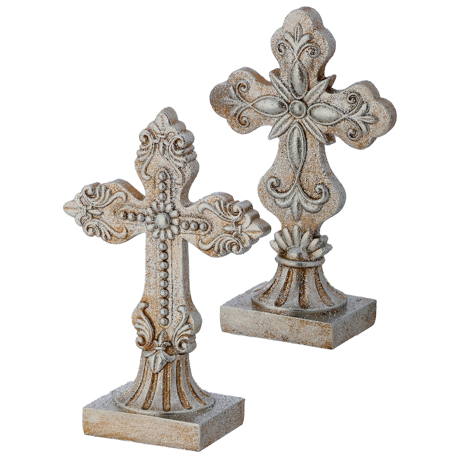 Image 212924.jpg, Product 212-924 / Price $13.88, Holiday Memories 8" Renaissance Crosses (set of 2) from Holiday Memories on TSC.ca's Home & Garden department