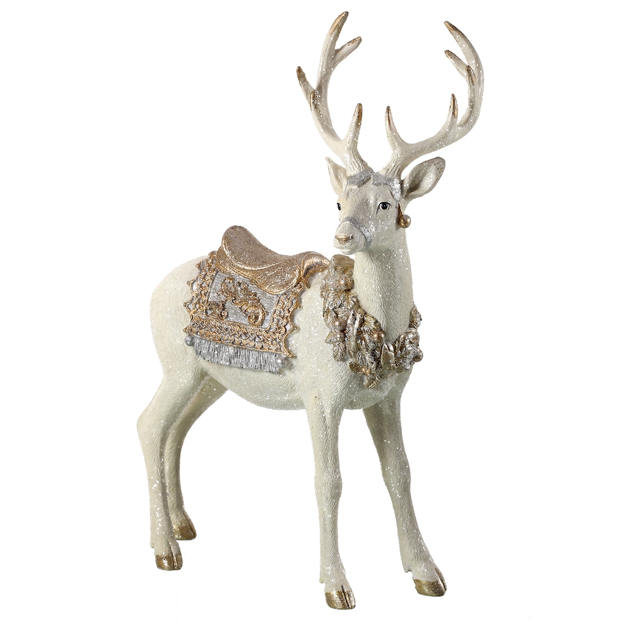 Image 212929_STNDG.jpg, Product 212-929 / Price $19.88 - $23.88, Holiday Memories Glittery Resin Deer from Holiday Memories on TSC.ca's Home & Garden department