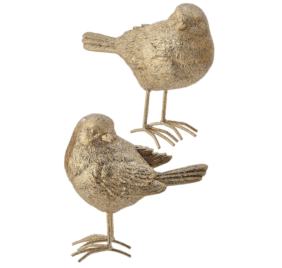 Image 212931.jpg, Product 212-931 / Price $14.99, Holiday Memories Glitter Birds (set of 2) from Holiday Memories on TSC.ca's Home & Garden department