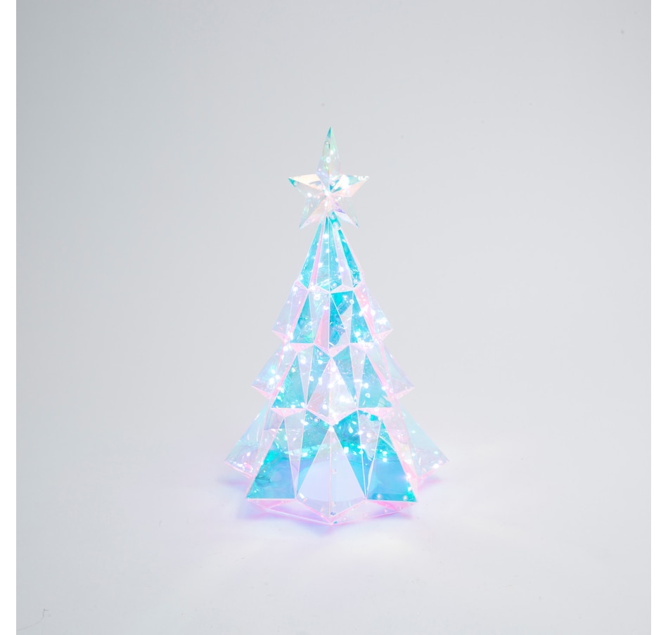 Image 212932.jpg, Product 212-932 / Price $49.99, Holiday Memories Lighted Holographic Holiday Tree and Remote from Holiday Memories on TSC.ca's Home & Garden department