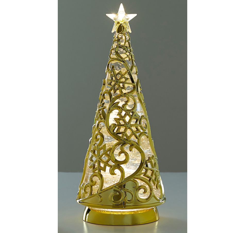 Image 212937_ALTMORE1.jpg, Product 212-937 / Price $29.33, Holiday Memories 12" Lighted Spinning Water Globe Tree with Timer from Holiday Memories on TSC.ca's Home & Garden department