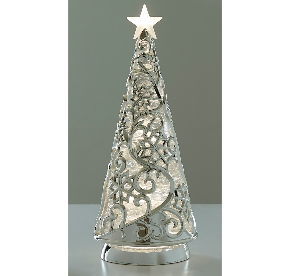 Image 212937_ALTMORE2.jpg, Product 212-937 / Price $29.33, Holiday Memories 12" Lighted Spinning Water Globe Tree with Timer from Holiday Memories on TSC.ca's Home & Garden department