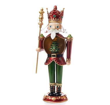 Holiday Memories 24" Electric Lighted Toy Soldier with Rotating Tree