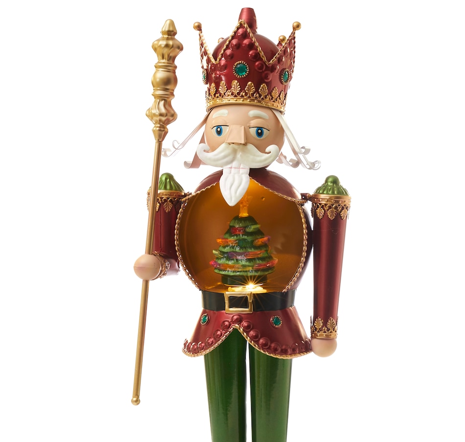 Image 212939_ALTMORE1.jpg, Product 212-939 / Price $114.99, Holiday Memories 24" Electric Lighted Toy Soldier with Rotating Tree from Holiday Memories on TSC.ca's Home & Garden department