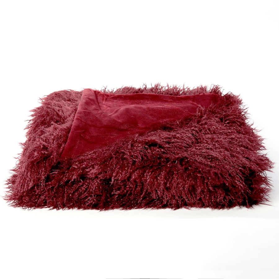 Image 212957_MRL.jpg, Product 212-957 / Price $189.99, Guillaume Home Faux Mongolian Fur Throw from Guillaume on TSC.ca's Home & Garden department