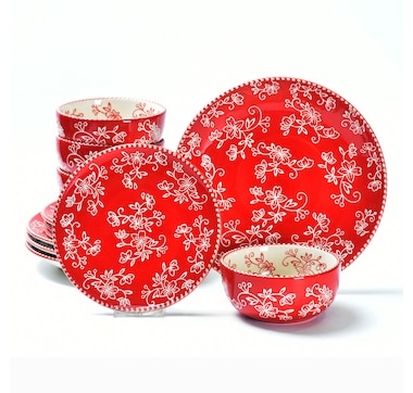 temp-tations 12-Piece Essential Dinnerware Set