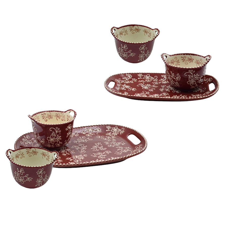 Image 212966_FLCRN.jpg, Product 212-966 / Price $69.99, temp-tations 6-Piece Everyday Serving Trays and Bowls from temp-tations on TSC.ca's Kitchen department