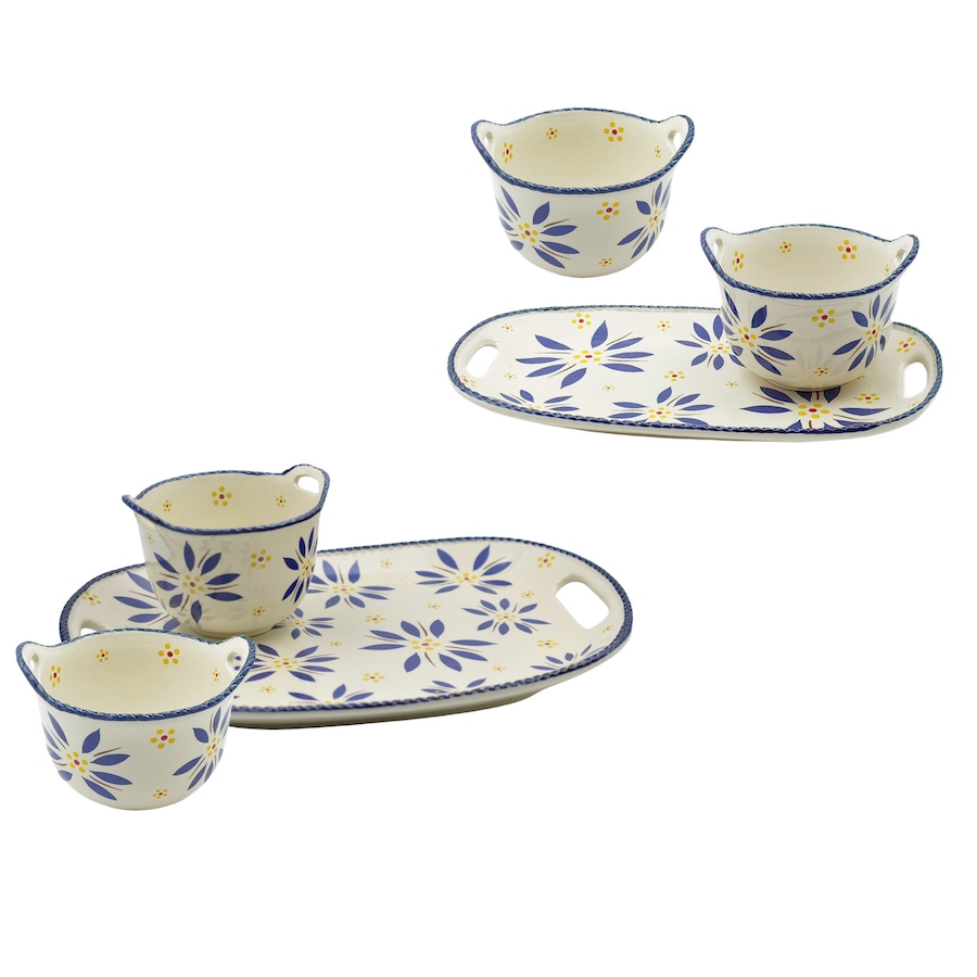 Image 212966_OWBLU.jpg, Product 212-966 / Price $69.99, temp-tations 6-Piece Everyday Serving Trays and Bowls from temp-tations on TSC.ca's Kitchen department