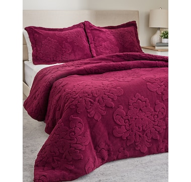 Guillaume Home Embossed Sherpa Comforter Set