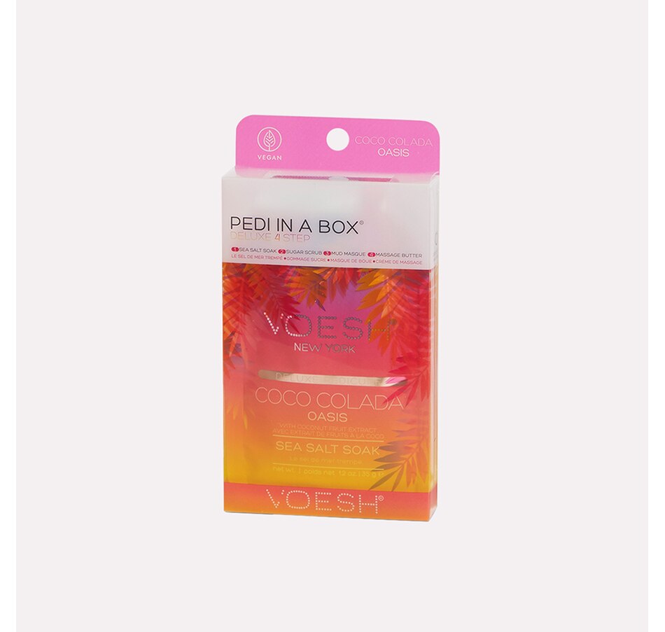 Image 213082_CCOLD.jpg, Product 213-082 / Price $10.00, Voesh Pedi in a Box Deluxe 4-Step from Voesh on TSC.ca's Beauty department