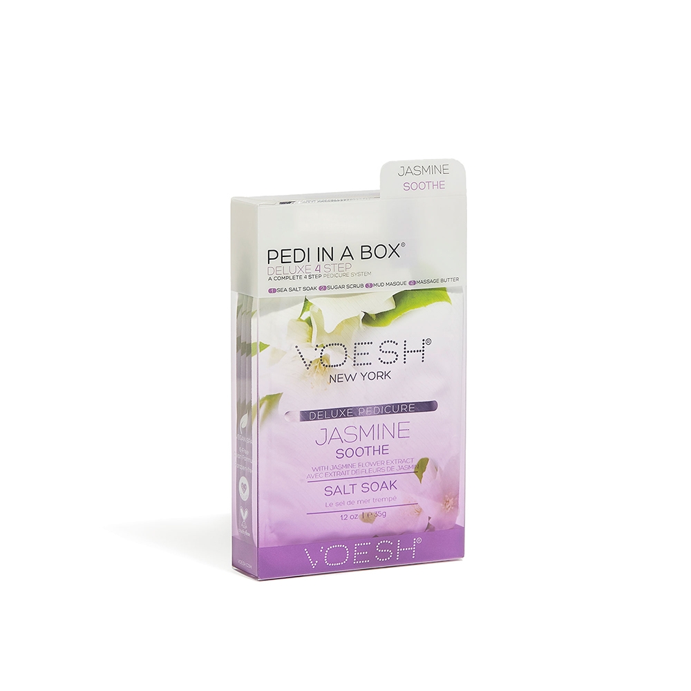 Voesh Pedi In Box Deluxe Gurken-Fußpflege Set – Mit Bad, Peeling, Maske & Butter