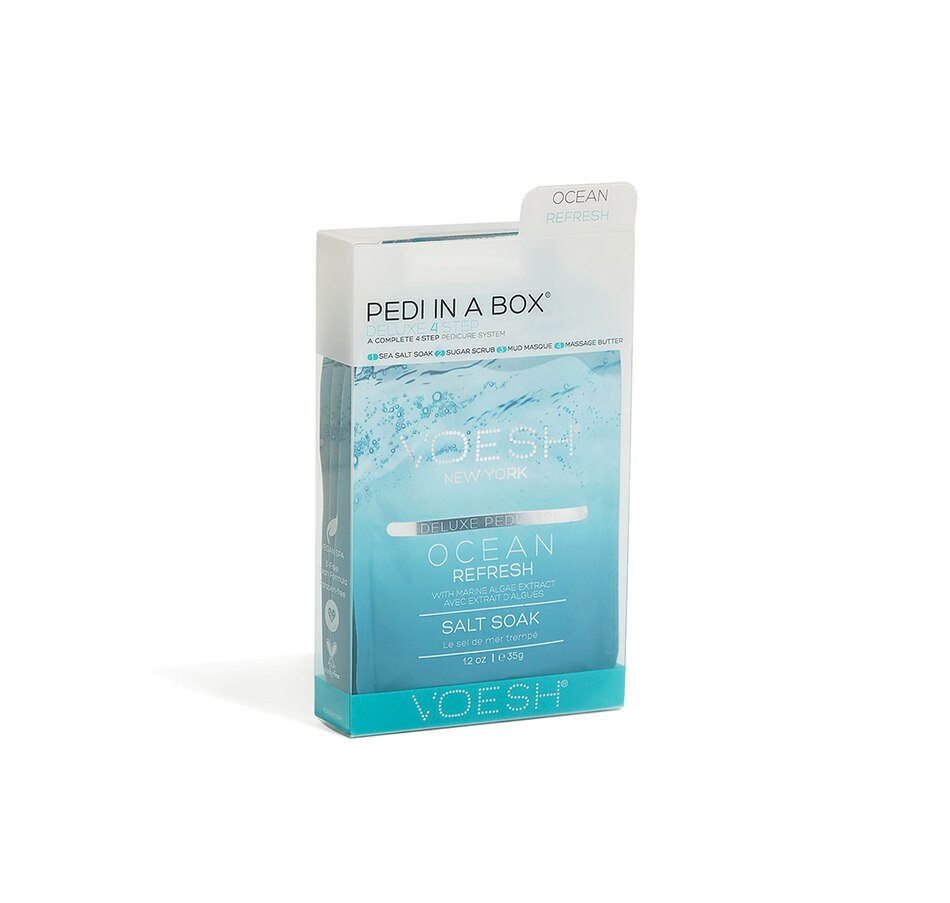 Image 213082_OFRSH.jpg, Product 213-082 / Price $10.00, Voesh Pedi in a Box Deluxe 4-Step from Voesh on TSC.ca's Beauty department