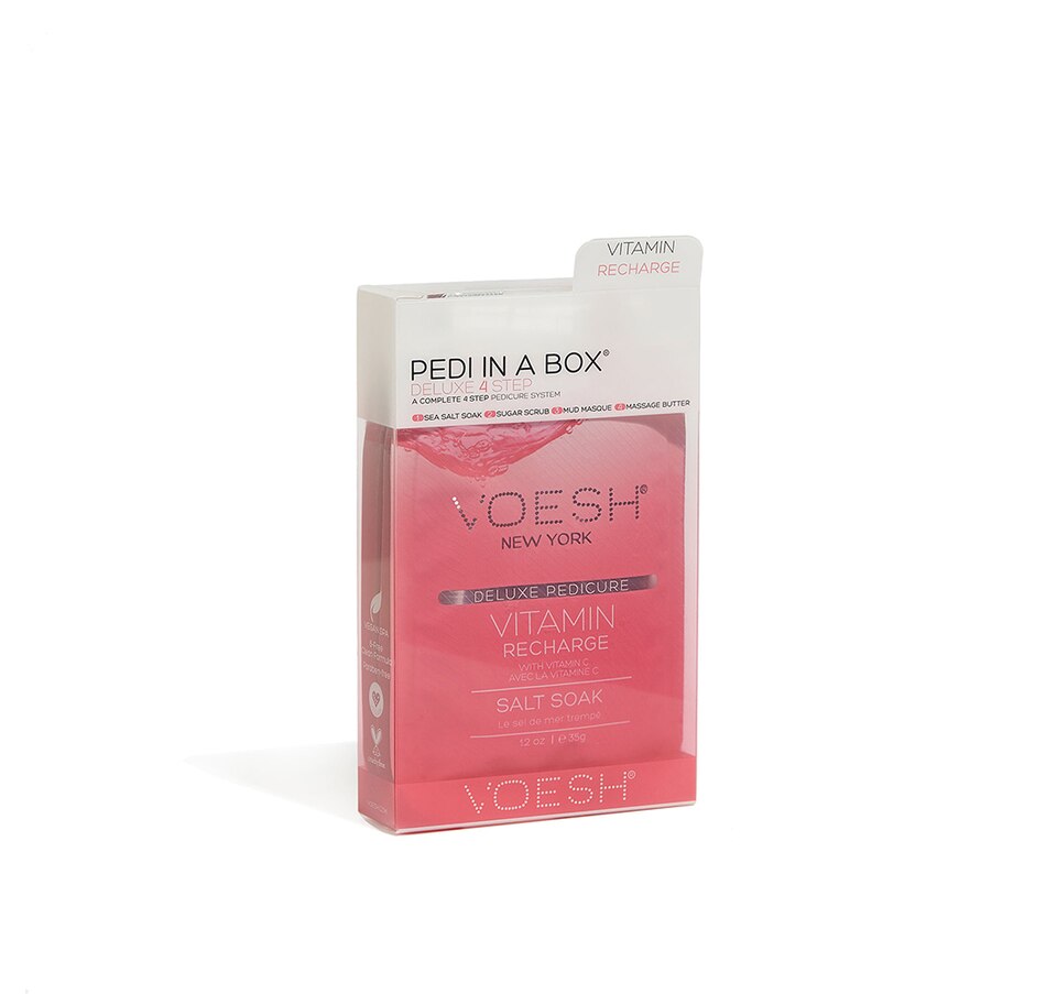 Image 213082_VCHRG.jpg, Product 213-082 / Price $10.00, Voesh Pedi in a Box Deluxe 4-Step from Voesh on TSC.ca's Beauty department