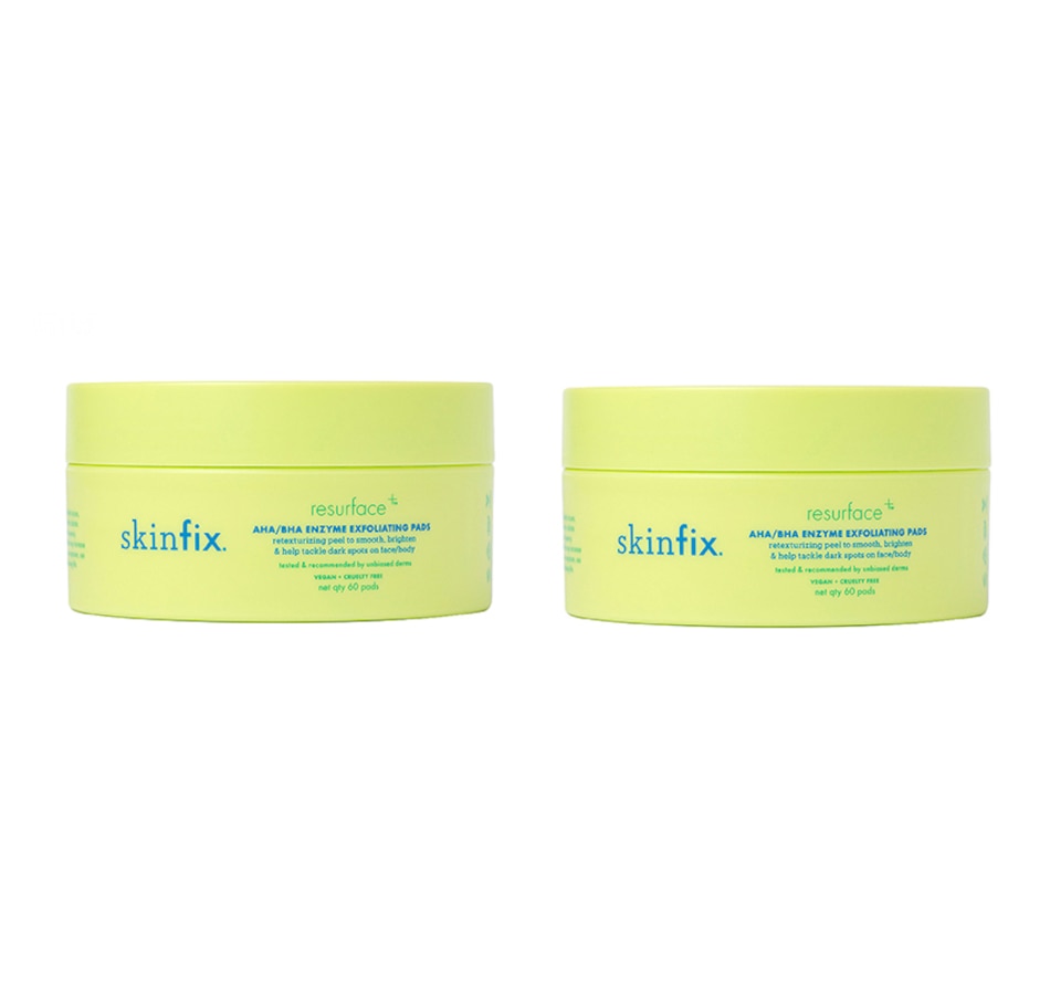 Image 213207.jpg, Product 213-207 / Price $85.00, Skinfix Resurface+ AHA/BHA Enzyme Exfoliating Pads Duo from Skinfix on TSC.ca's Beauty department