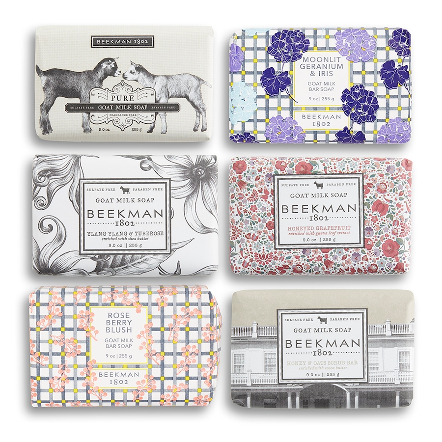 Image 213211.jpg, Product 213-211 / Price $89.00, Beekman 1802 6-Piece Assorted Goat Milk Soap Bars from Beekman 1802 on TSC.ca's Beauty department