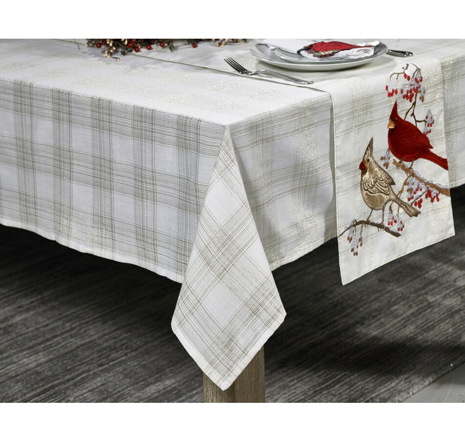 Image 213342_ALTMORE1.jpg, Product 213-342 / Price $29.99, Mera Linens Cardinal Couple Table Runner from Mera Linens on TSC.ca's Kitchen department