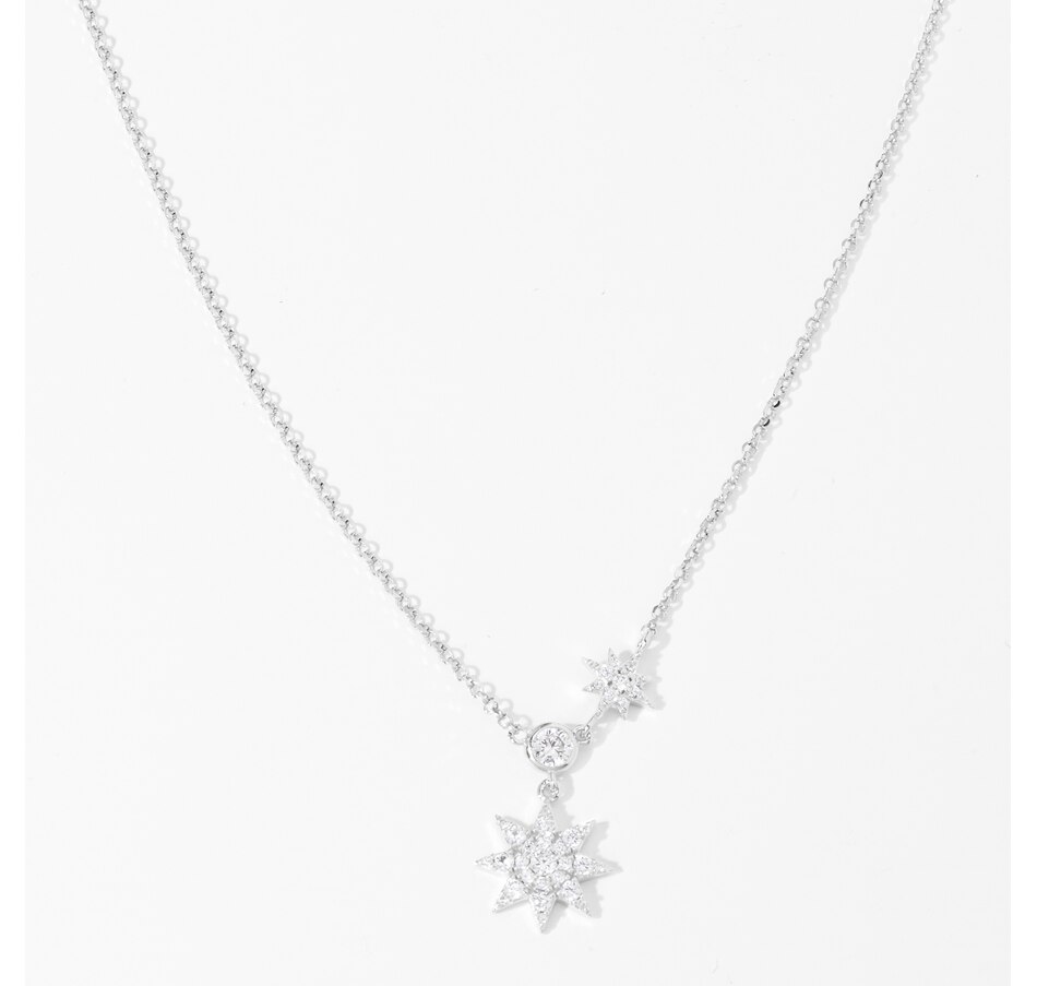 Silver Star Necklace | Celeste Starburst Pendant | Amy O. Jewelry