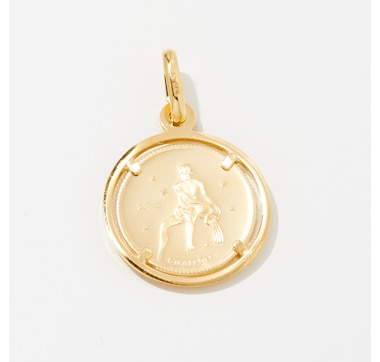 TruGold 10K Yellow Gold Zodiac Pendant
