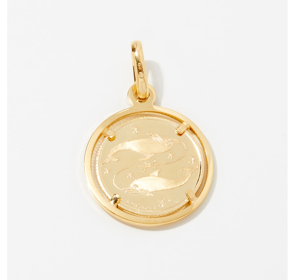 Jewellery - Pendants - TruGold 10K Yellow Gold Zodiac Pendant - Online ...