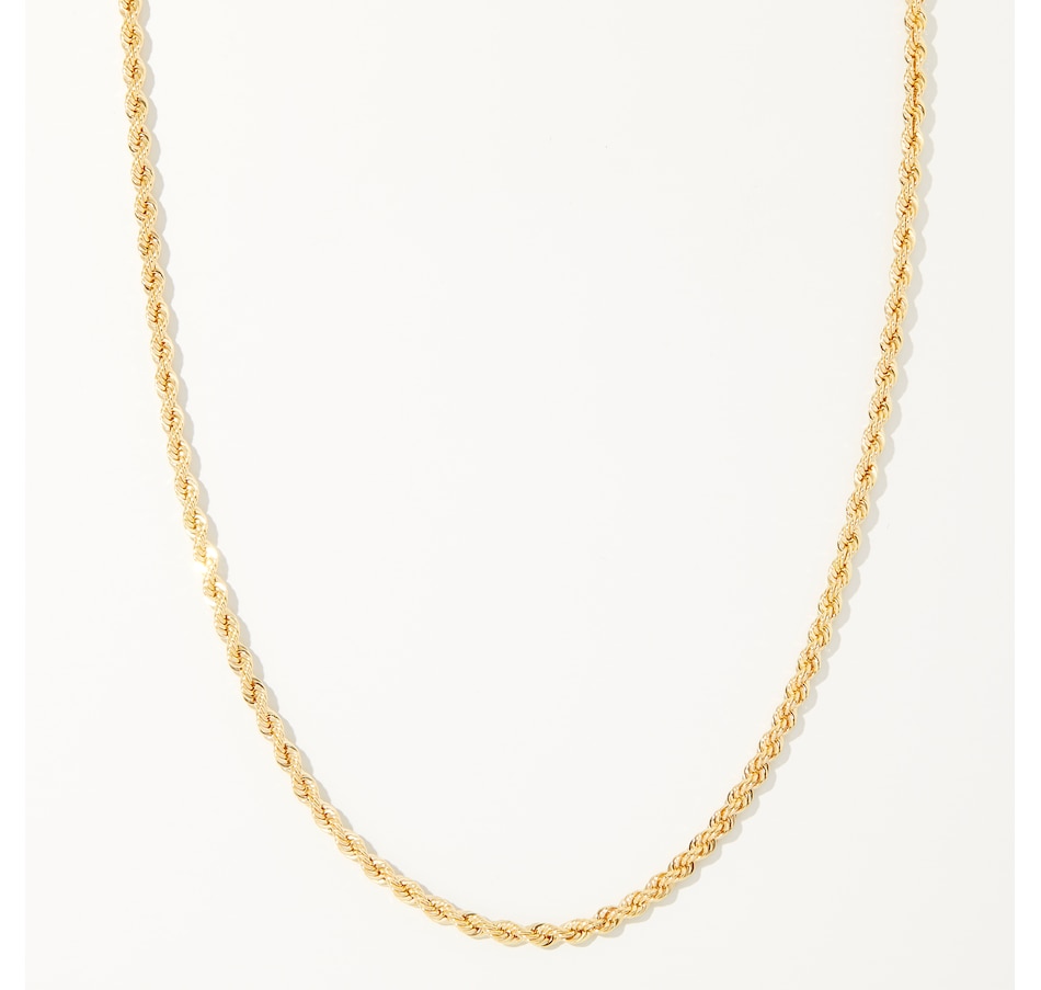 Image 213408.jpg, Product 213-408 / Price $679.99 - $1,179.99, TruGold 10K Yellow Gold Rope Chain from TruGold on TSC.ca's Jewellery department