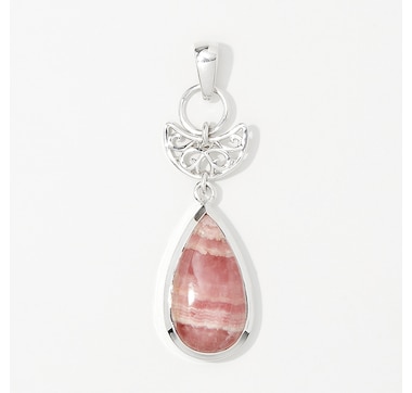 Himalayan Gems Sterling Silver 12x22mm Gemstone Pendant