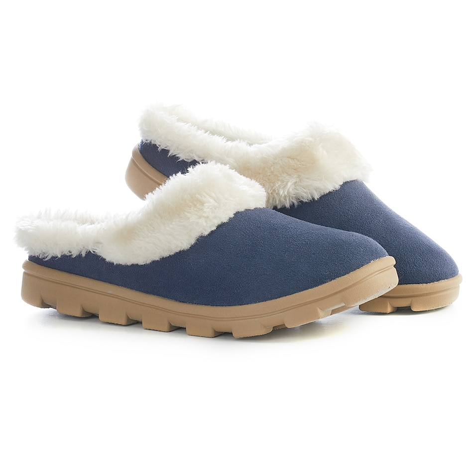 Image 213552_NVY.jpg, Product 213-552 / Price $19.33, Tony Little Cheeks Fit Body Slippers with Transfer Zone Technology from Tony Little on TSC.ca's Shoes department