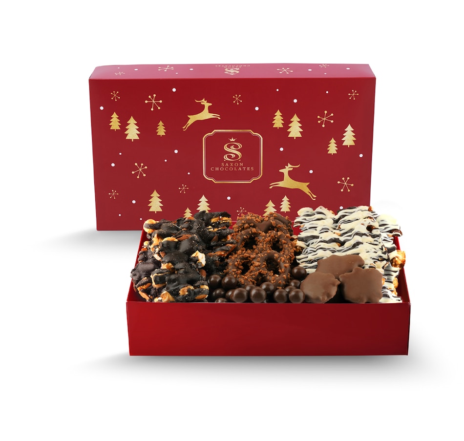 Image 213564_CLA.jpg , Product 213-564 / Price $29.33 , Saxon Chocolates Holiday Treats Gift Box from Saxon Chocolates on TSC.ca's Kitchen department