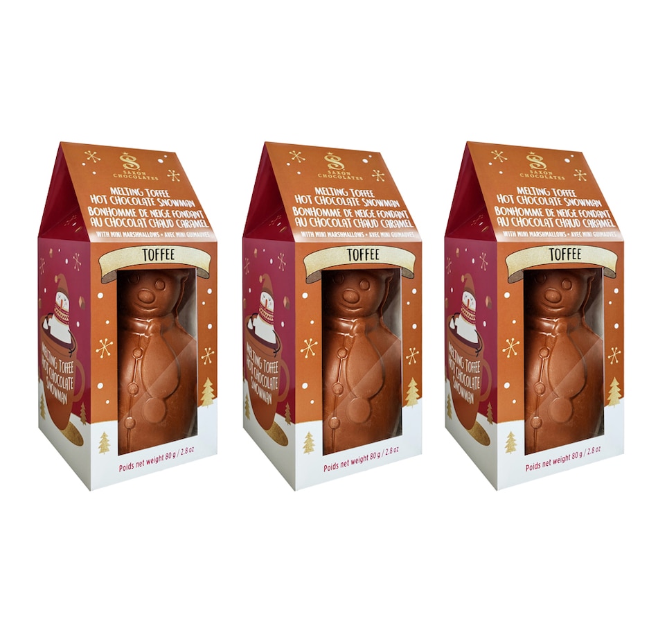 Image 213565_TOF.jpg , Product 213-565 / Price $9.33 , Saxon Chocolates Melting Chocolate Snowman from Saxon Chocolates on TSC.ca's Kitchen department