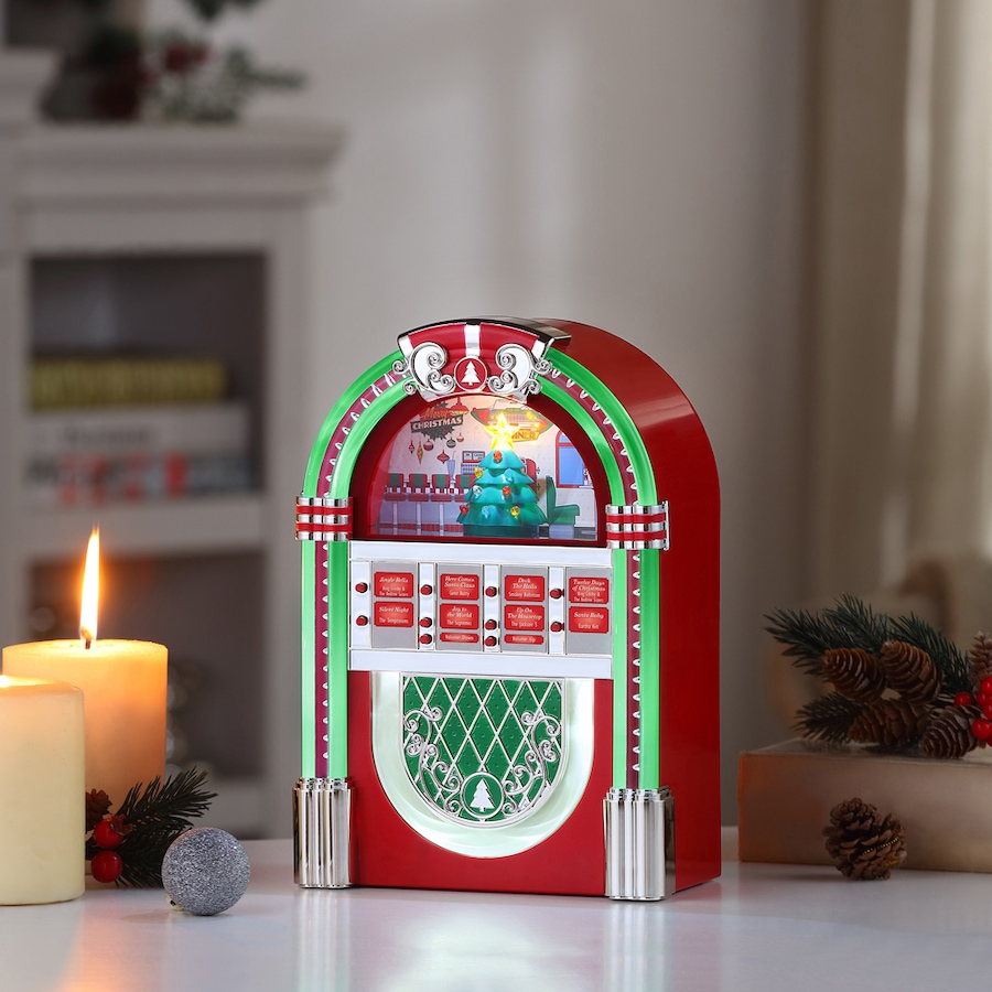 Image 213614_ALTMORE1.jpg, Product 213-614 / Price $49.88, Mr. Christmas Vintage Juke Box from Mr. Christmas on TSC.ca's Electronics department