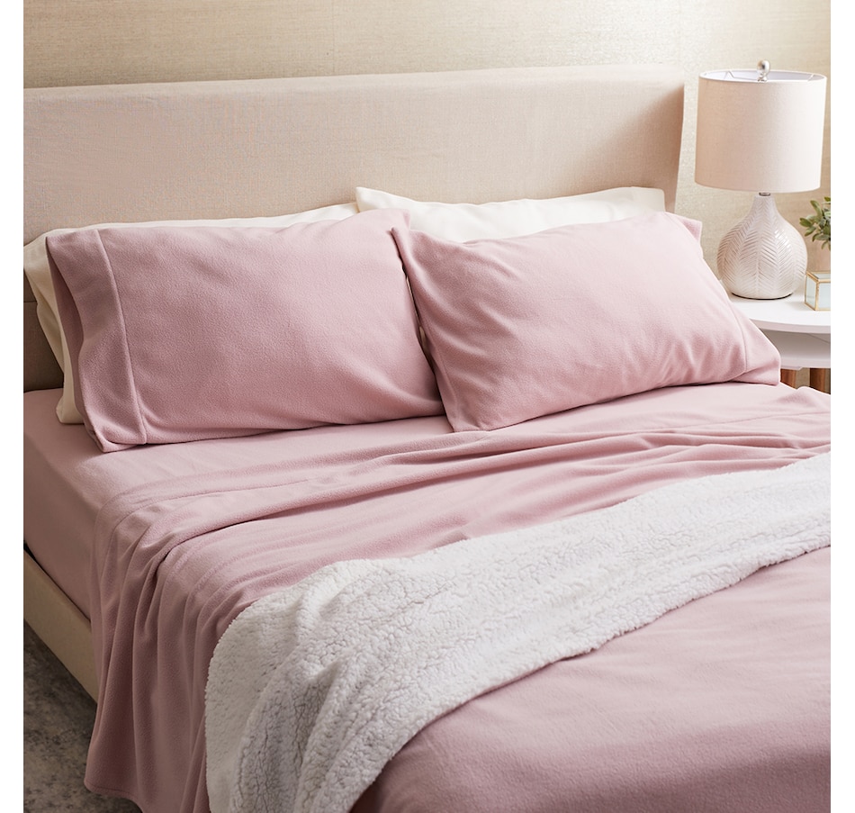 Image 213688_LLC.jpg, Product 213-688 / Price $34.33, Home Suite Essentials Polar Fleece 4-Piece Sheet Set from Home Suite on TSC.ca's Home & Garden department