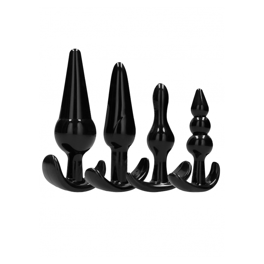 Image 213846_BLK.jpg, Product 213-846 / Price $25.99, Sono 4-Piece Butt Plug Set No. 80 - Black from Sono on TSC.ca's Sexual Wellness department