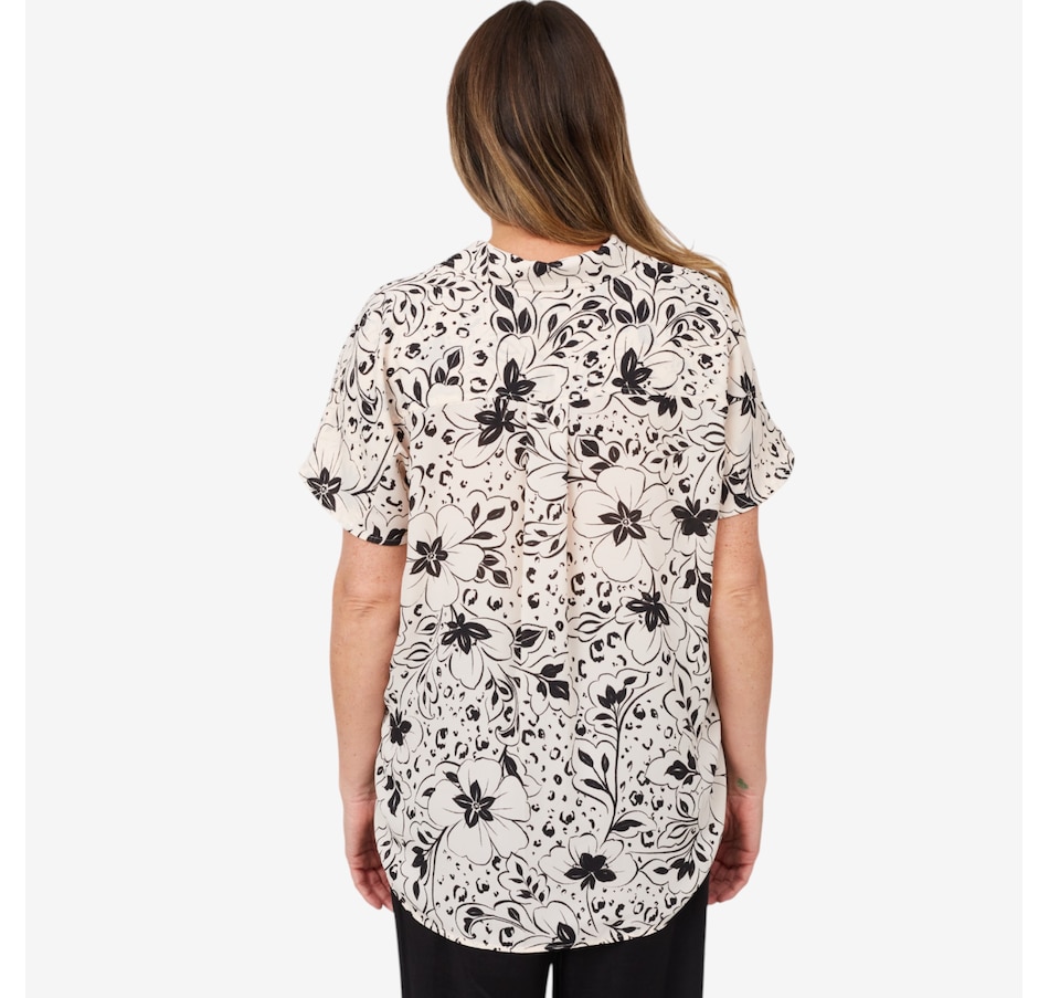 Image 214055_ALTMORE1.jpg, Product 214-055 / Price $54.88, NYDJ Short Sleeve Becky Blouse from NYDJ on TSC.ca's Fashion department