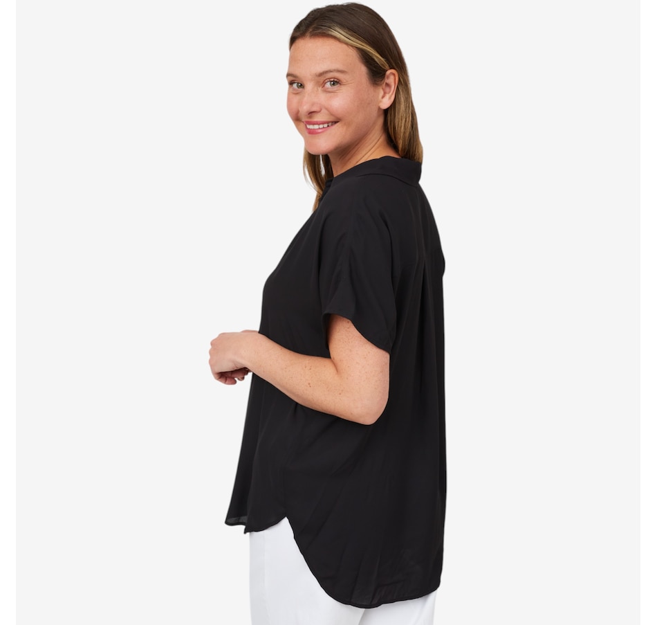 Image 214055_ALTMORE4.jpg, Product 214-055 / Price $54.88, NYDJ Short Sleeve Becky Blouse from NYDJ on TSC.ca's Fashion department