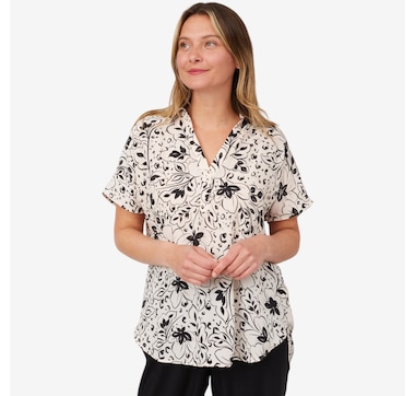 NYDJ Short Sleeve Becky Blouse