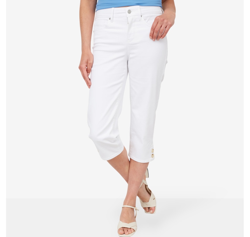 Image 214061_ALTMORE1.jpg, Product 214-061 / Price $64.88, NYDJ Marilyn Crop Jean with Button Side Plackets from NYDJ on TSC.ca's Fashion department