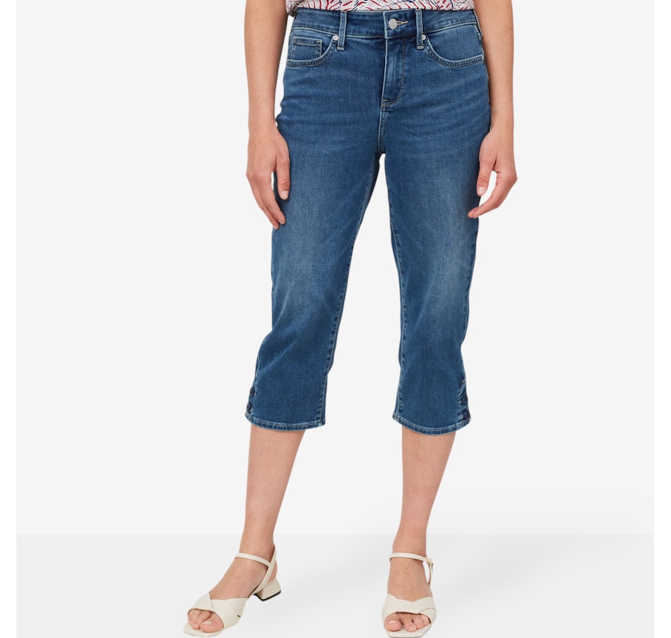 Image 214061_VALSF.jpg, Product 214-061 / Price $64.88, NYDJ Marilyn Crop Jean with Button Side Plackets from NYDJ on TSC.ca's Fashion department